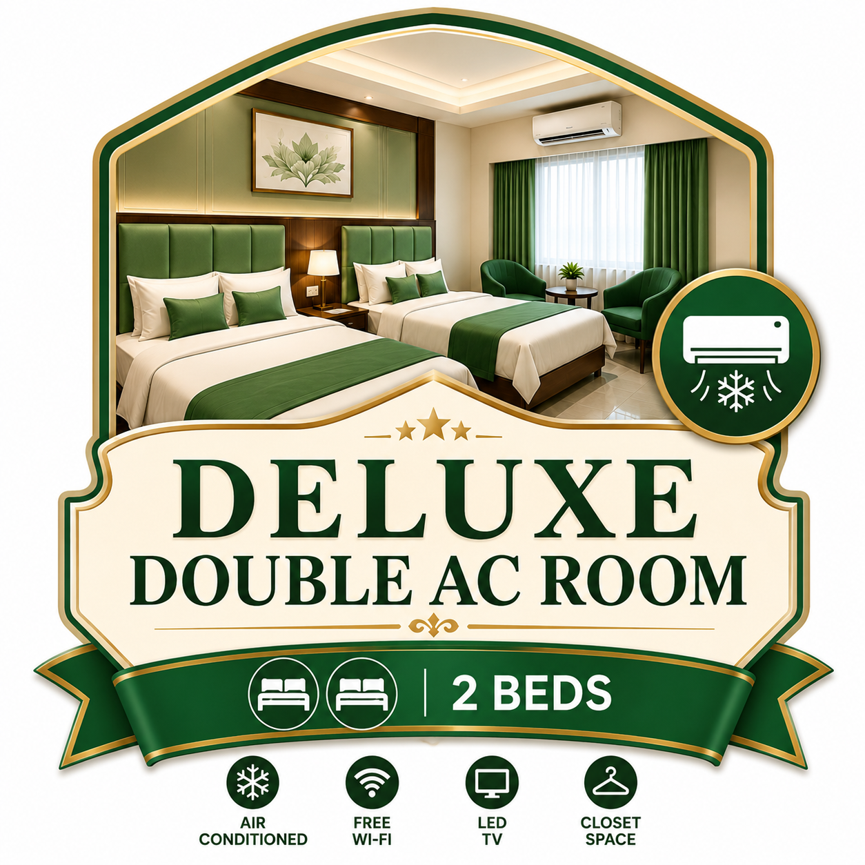 Deluxe Double Ac Room